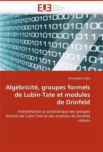 Algebricite, groupes formels de lubin-tate et modules de drinfeld