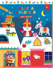 Bloc à colorier - saint nicolas