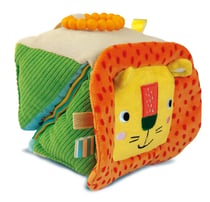 Livre cube tout doux : Mon ami le lion