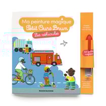 Ma peinture magique Petit Ours Brun : Les véhicules