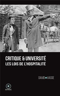 Critique et université - les lois de l'hospitalité