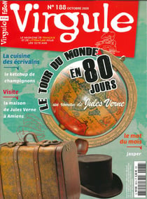 Virgule n°188 Le tour du Monde en 80 jours J. Vernes - octobre  2020
