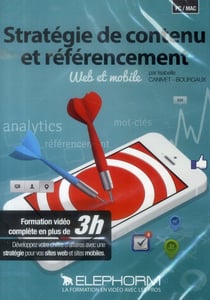 Strategie de contenu et referencement. web et mobile. formation video complete en plus de 3h. dvd-rp
