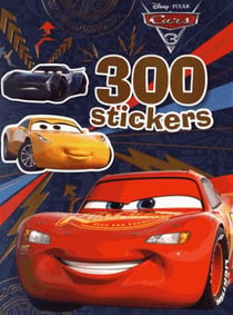 Cars 3 - 300 stickers avec fer à dorer