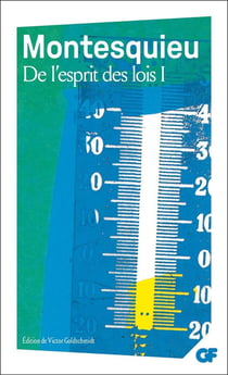 De l'esprit des lois Tome 1