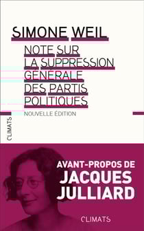 Note sur la suppression generale des partis politiques