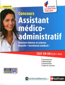 Concours assistant médico-administratif - categorie B (édition 2015)