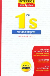 Interros lycee maths 1s (EDITION 2003)