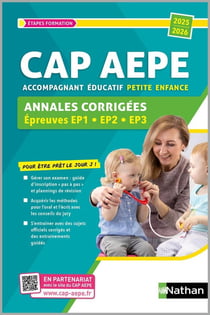 CAP AEPE - Annales corrigées (édition 2025/2026)