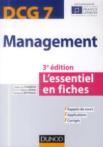 Dcg 7 - management en 20 fiches (3e édition)