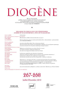 REVUE DIOGENE n.267 : regards pluriels sur les féminismes d'hier et d'aujourd'hui, d'ici et d'ailleurs