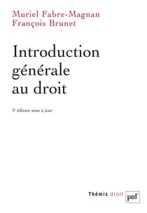 Introduction générale au droit (2e édition)