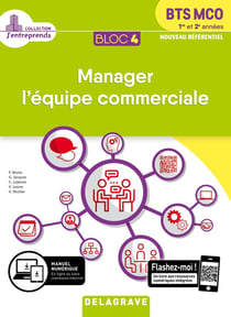 Bloc 4 - Manager l'équipe commerciale 1re et 2e années BTS MCO (2019) - Pochette élève