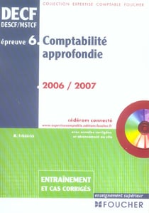 Decf, descf/mstcf epreuve 6 comptabilite appronfondie 2006-2007