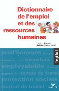 Dictionnaire de l'emploi et des ressources humaines