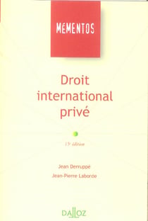 Droit international prive (15e edition)