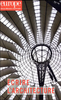 Revue Europe n.1055 : écrire l'architecture - mars 2017