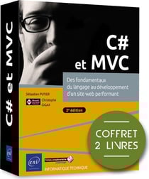 C# et mvc - coffret de 2 livres : des fondamentaux du langage au développement (2e édition)