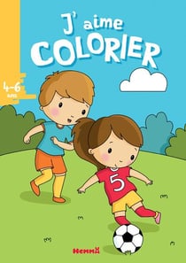 J'aime colorier - football - 4/6 ans