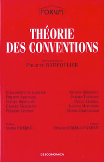 Theorie des conventions - edition 2001