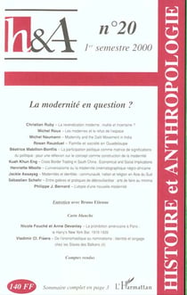 La modernité en question ?