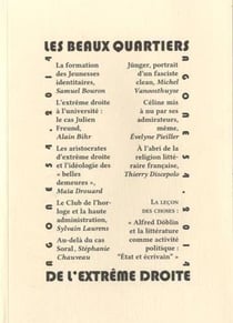 REVUE AGONE n.54 : les beaux quartiers de l'extrême droite