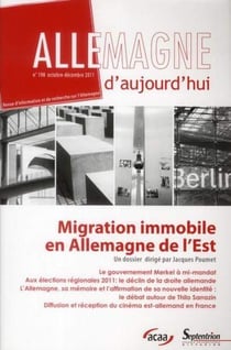 Allemagne d'aujourd'hui n.198 : migration immobile en Allemagne de l'Est