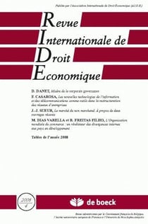 Revue internationale de droit economique