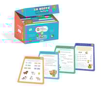 La boite à défis lecture : lire mieux et plus vite : CP-CE1 - 100 cartes a piocher pour progresser !