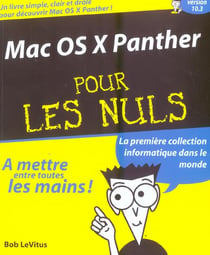 Mac os x panther pour les nuls