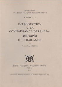 Introduction à la connaissance des hlvn ba de thaïlande
