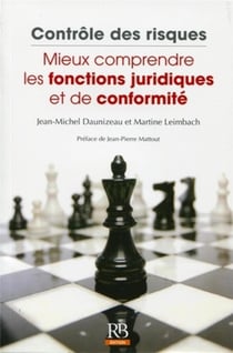 Contrôle des risques - mieux comprendre les fonctions juridiques et de conformité