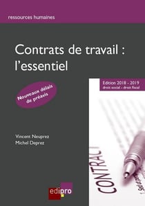 Contrats de travail : l'essentiel (7e édition)