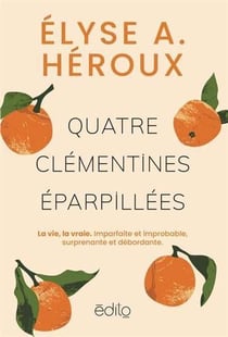 Quatre clémentines éparpillés