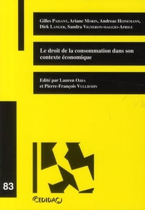 Le droit de la consommation dans son contexte économique