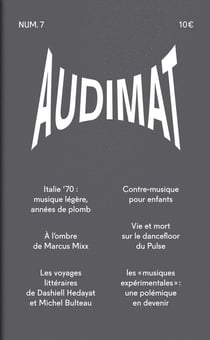 Audimat - Revue n°7 - Revue de critique musicale