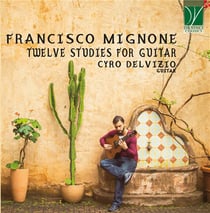 Mignone, Francisco : Douze études pour guitare / Cyro Delvizio