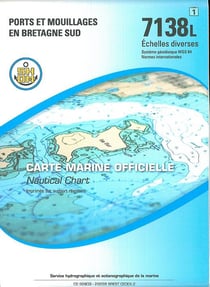 7138L PORTS ET MOUILLAGES BRETAGNE SUD
