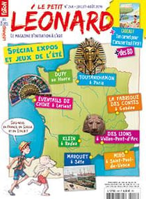Le Petit Léonard N°248 Expositions d'été et jeux - juillet/août 2019