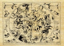 Zodiaque du temps de nostradamus en 1566 a plat