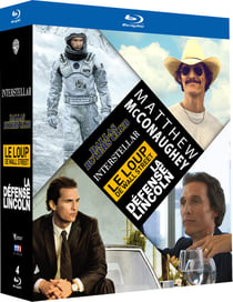 Matthew McConaughey: Interstellar + Dallas Buyers Club + Le loup de Wall Street + La défense Lincoln