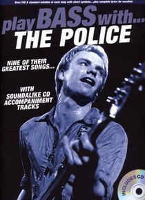 Police - play bass with tab cd - basse