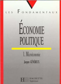 Economie politique t.1microeconomie