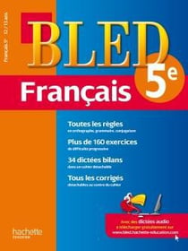 Cahiers bled - français - 5e