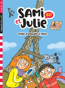 Sami et Julie BD : Fin de CP-CE1 - Drôle d'enquête à Paris