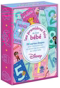 Disney Baby : Les premières fois de mon bébé : 50 cartes étapes pour immortaliser en photo les souvenirs de votre bébé