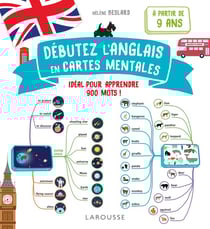 L'anglais en cartes mentales : idéal pour apprendre 900 mots !