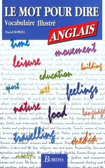 Le mot pour le dire, vocabulaire illustre anglais