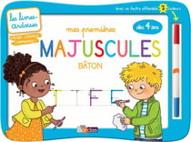 Les Livres-Ardoises : Mes Premières Majuscules Bâton - Dès 4 Ans