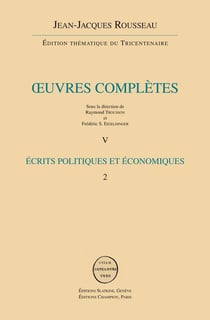 Oeuvres complètes t.5 - écrits politiques et économiques t.2